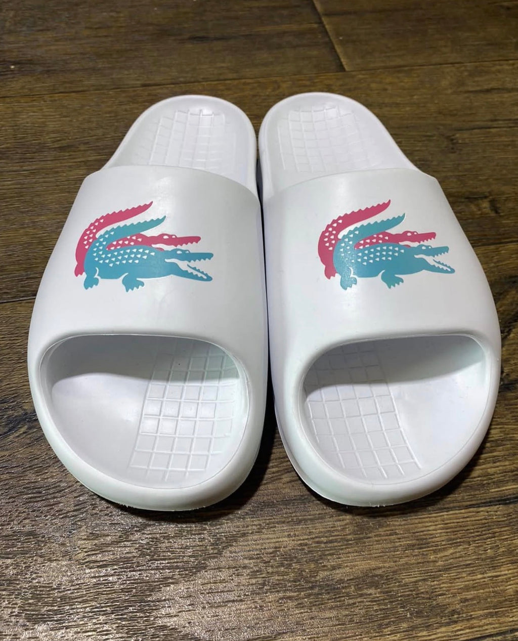 Slide Lacoste Croco 2.0