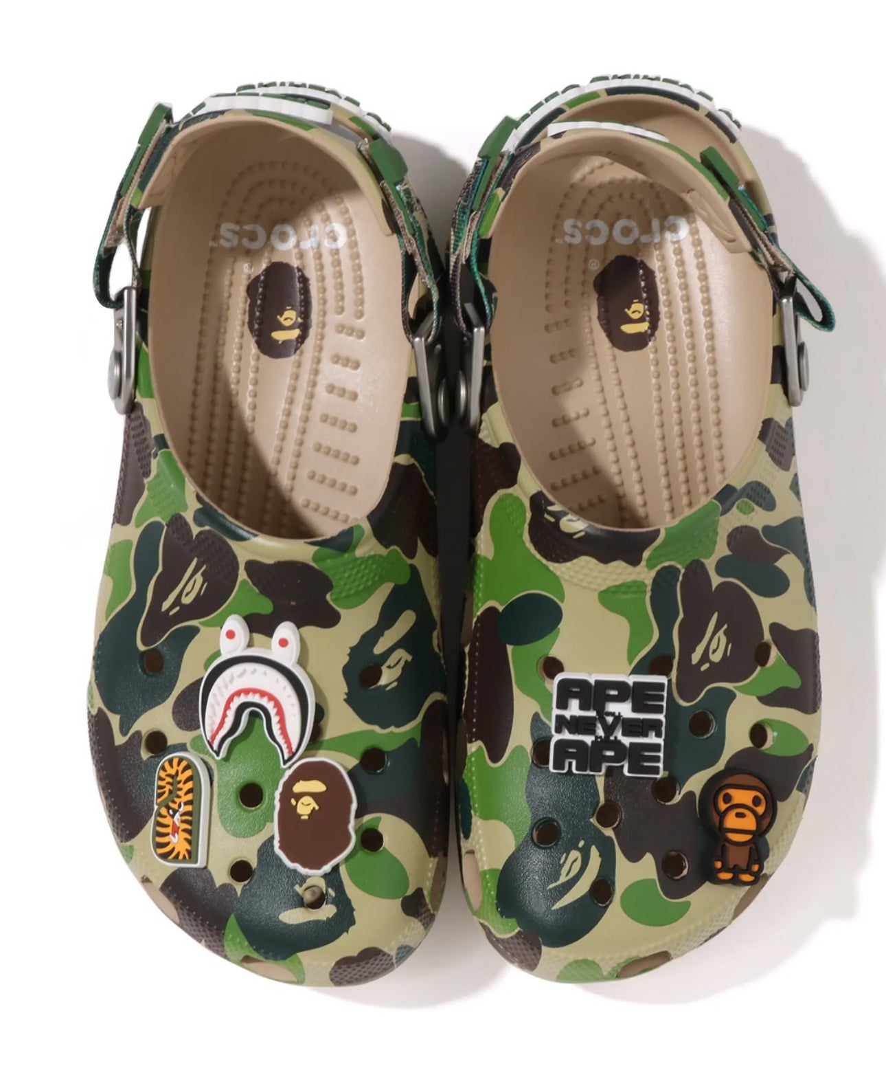 BAPE x Crocs Classic Clog Green