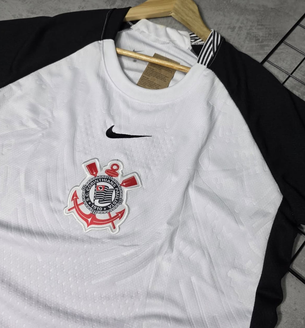 Camisa Nike Corinthians I 2025/26 Torcedor Pro Branco