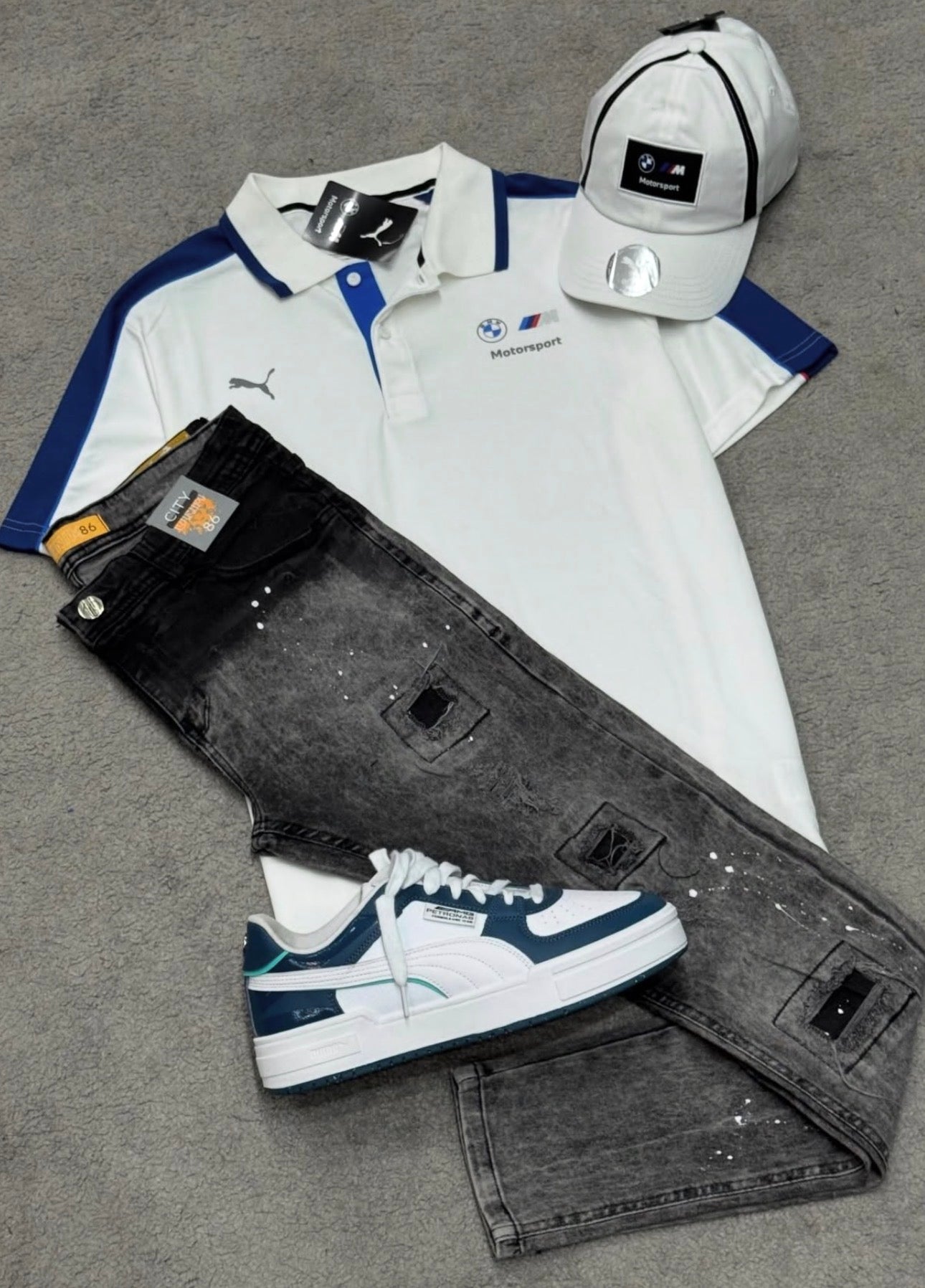 Kit completo Puma BMW Motorsport+ Tênis Puma