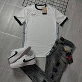 Nike Academy DRI-FIT + Calça jogador + Tênis Court Vision low
