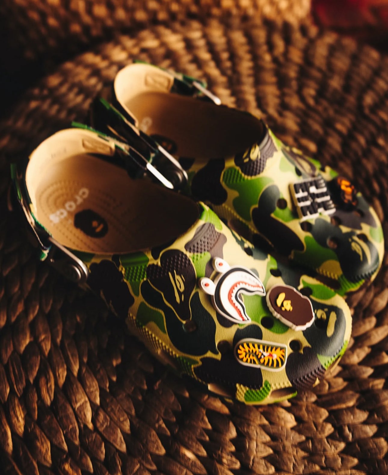 BAPE x Crocs Classic Clog Green