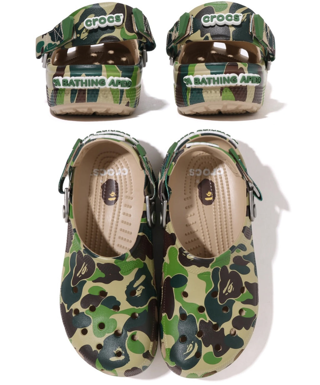 BAPE x Crocs Classic Clog Green