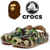 BAPE x Crocs Classic Clog Green