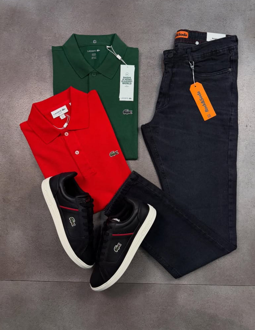 Kit Lacoste + 2 polos