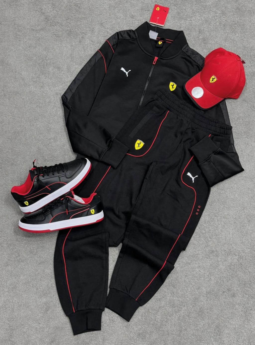 Kit completo Puma x Ferrari + Tênis Ferrari