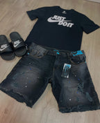 Camisa Nk + Bermuda Jogador + Slide Nike