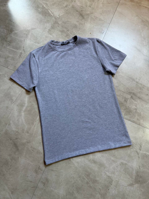 Camisa Ermek - Padrão Zara Slim (Cinza)