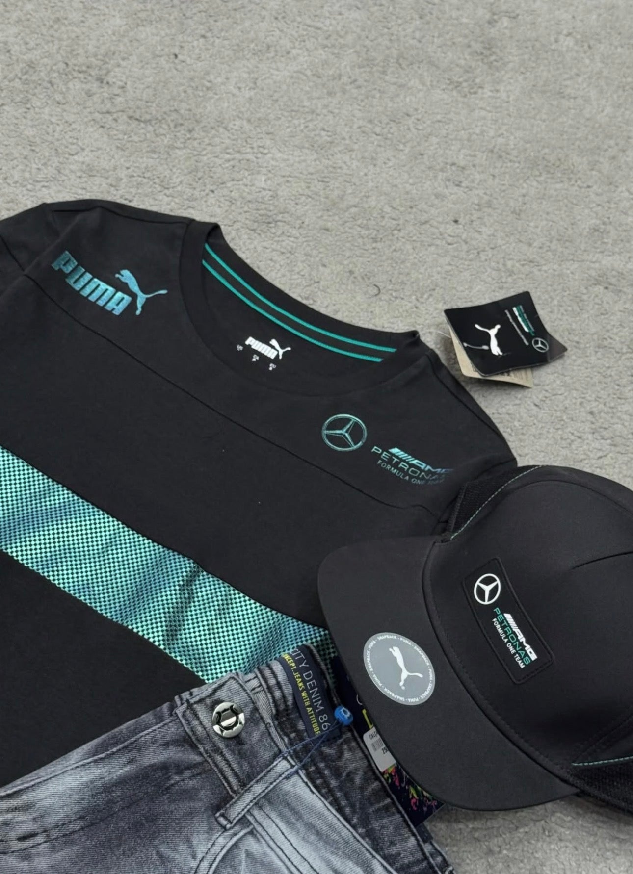 Kit completo Puma Mercedes AMG + Tênis Puma