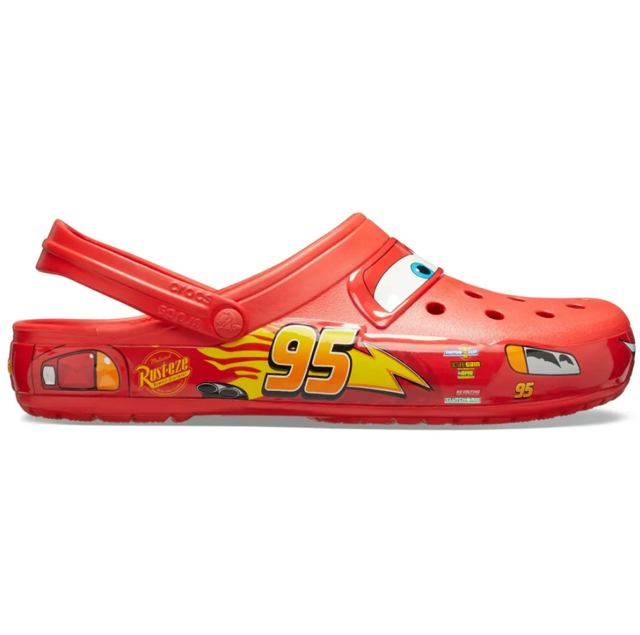 Sandália Lights Lightning McQueen Clog RED