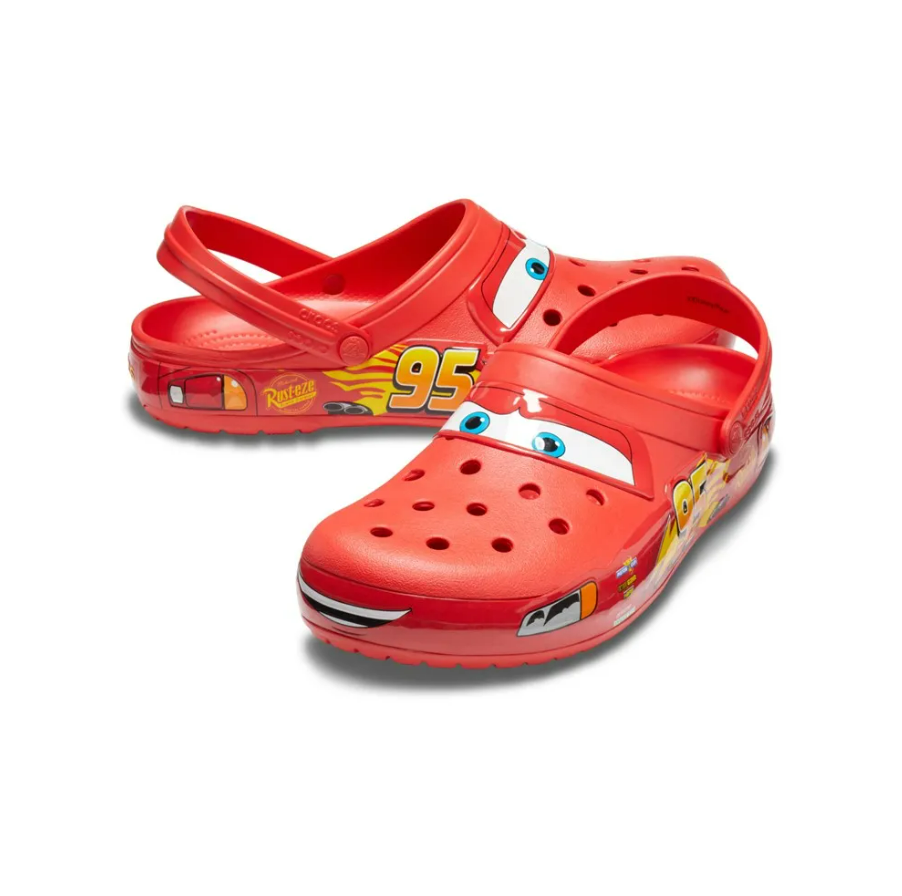 Sandália Lights Lightning McQueen Clog RED
