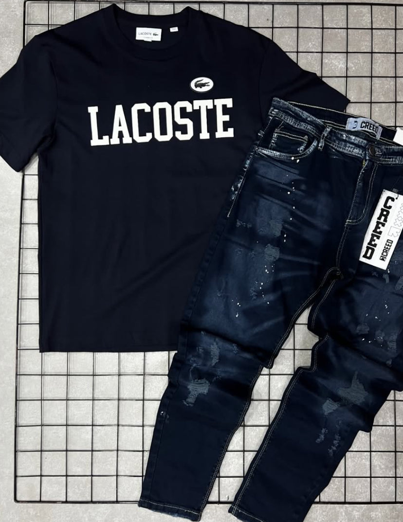 Camisa Lacoste + Calça jogador