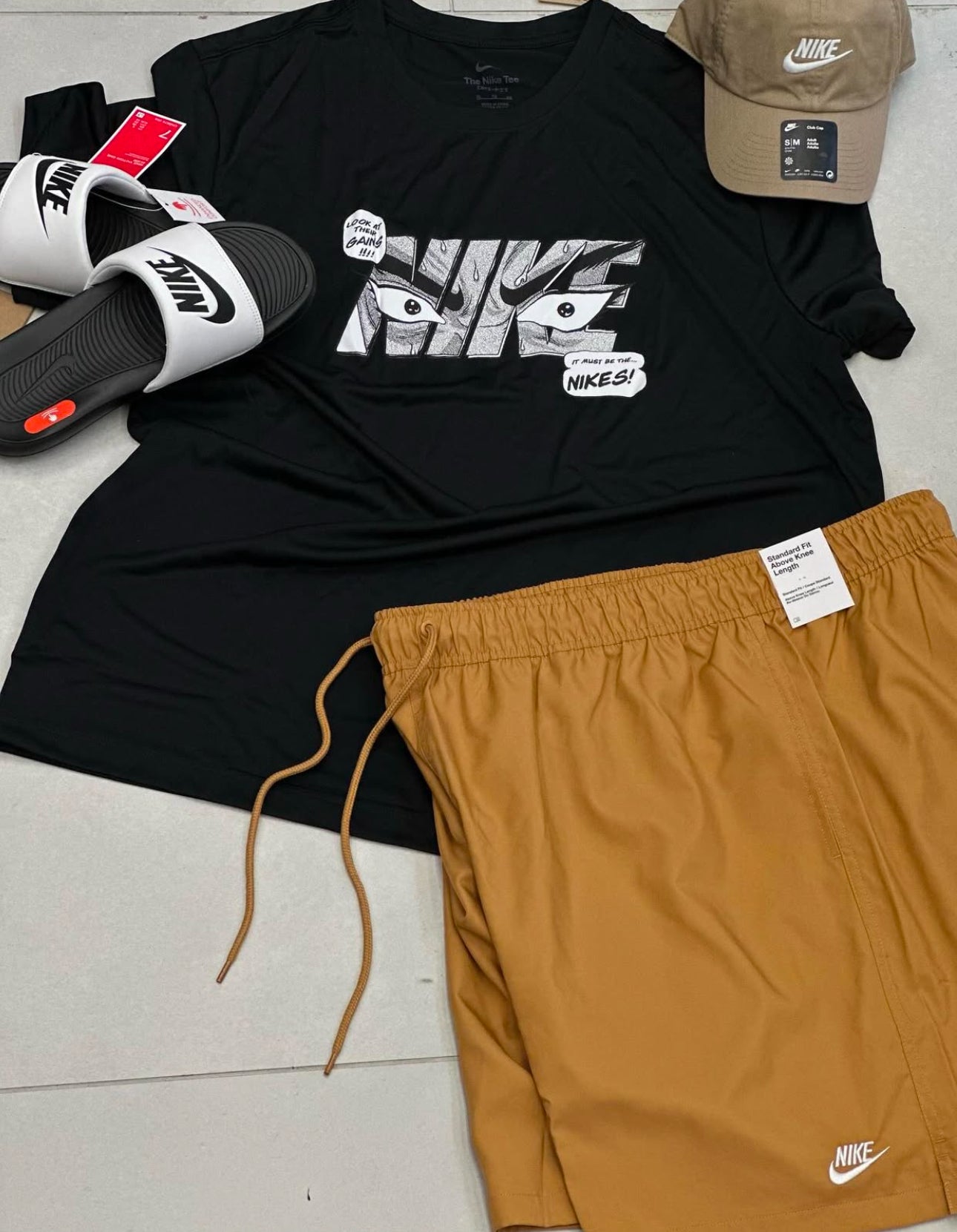 Kit Nike + Chinelo
