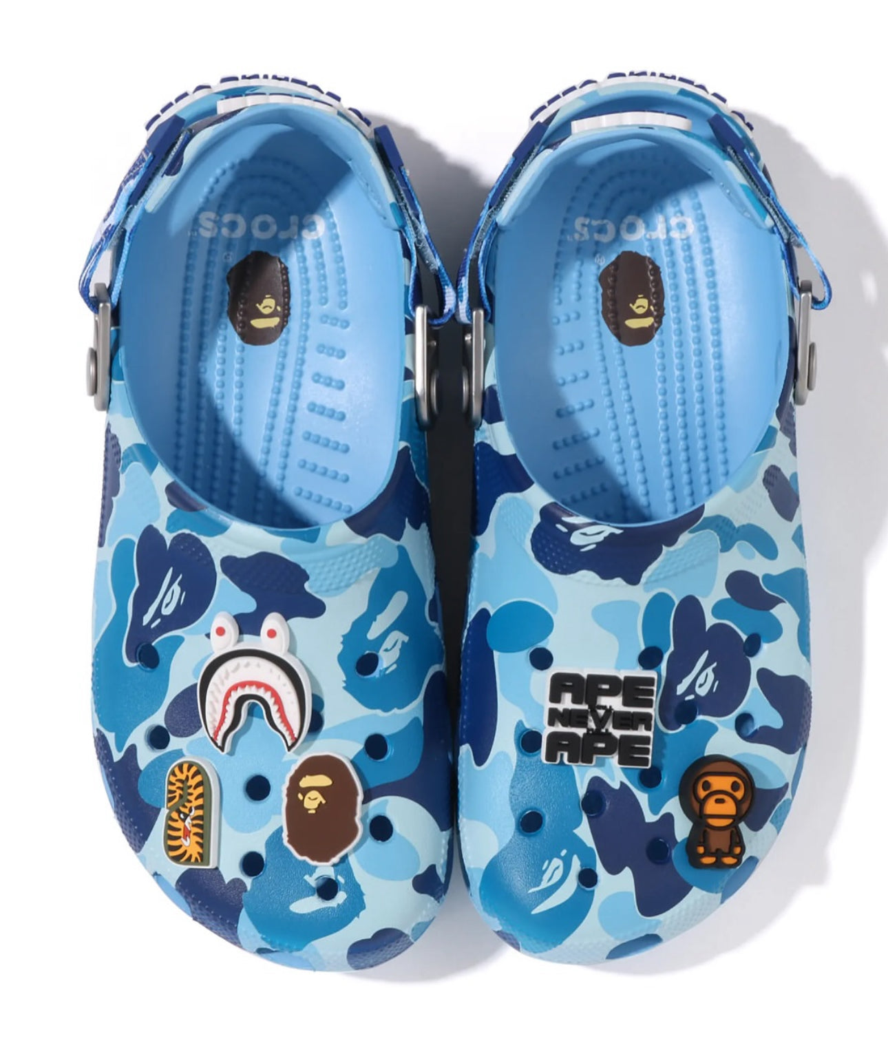 BAPE x Crocs Classic Clog Blue