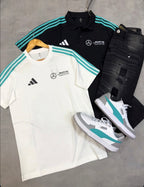 Kit completo Adidas Mercedes AMG+ Tênis Puma