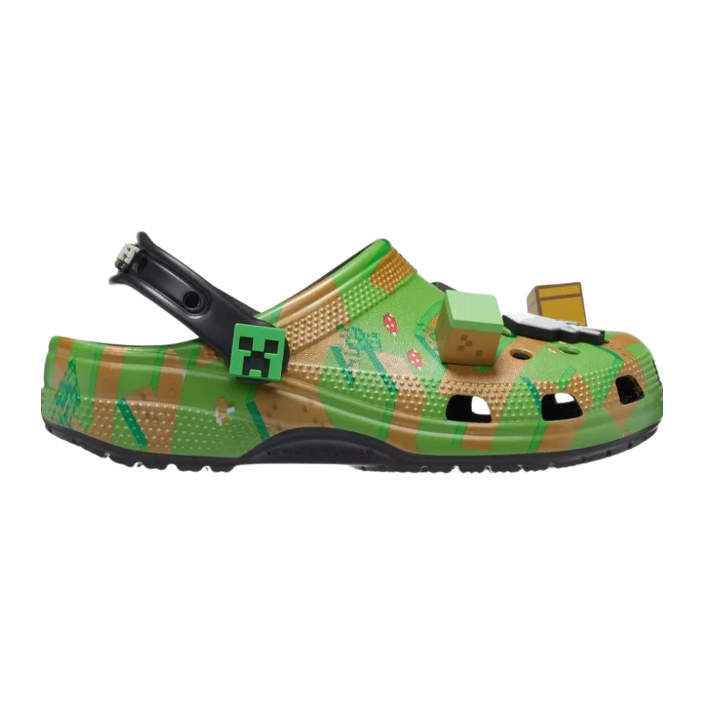 Sandália Crocs Classic Elevated Minecraft Clog MULTI