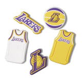 Jibbitz™ NBA Los Angeles Lakers Pack com 5 Peças
