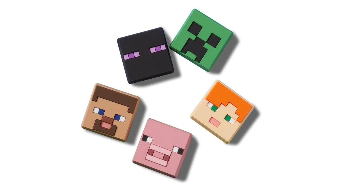 Jibbitz™ Minecraft Pack com 5 unidades Unico