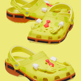 Sandália Crocs Classic Clog Edição Bob Esponja